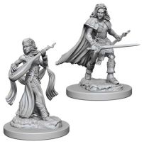 Pathfinder Deep Cuts Unpainted Miniatures: Human Female Bard