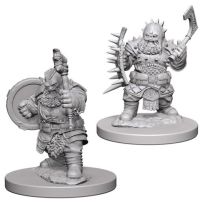 Pathfinder Deep Cuts Unpainted Miniatures: Dwarf Male Barbarian