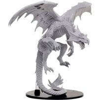 Pathfinder Deep Cuts Unpainted Miniatures: Gargantuan White Dragon