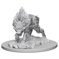 Pathfinder Deep Cuts Unpainted Miniatures: Dire Wolf