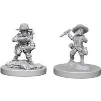 Pathfinder Deep Cuts Unpainted Miniatures: Halfling Male Rogue