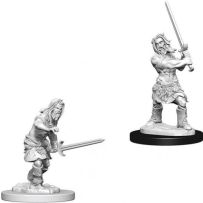 Pathfinder Deep Cuts Unpainted Miniatures: Human Male Barbarian