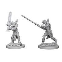 Pathfinder Deep Cuts Unpainted Miniatures: Human Female Barbarian