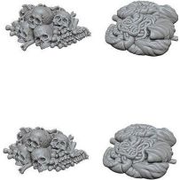 Pathfinder Deep Cuts Unpainted Miniatures: Pile Of Bones And Entrails