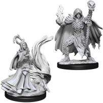 Pathfinder Deep Cuts Unpainted Miniatures: Necromancers