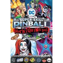 WZK87600 Super-Skill Pinball Board Game: DC Harley Quinn Ball published by WizKids Games