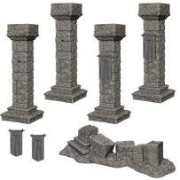 Pathfinder Deep Cuts Unpainted Miniatures: Pillars And Banners