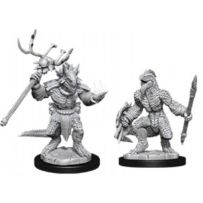 Dungeons And Dragons Nolzur's Marvelous Unpainted Minis: Lizardfolk And Lizardfolk Shaman