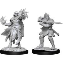 Dungeons And Dragons Nolzur's Marvelous Unpainted Minis: Hobgoblin Fighter Male And Hobgoblin Wizard Female