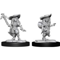 Pathfinder Deep Cuts Unpainted Miniatures: Gnome Bard Female