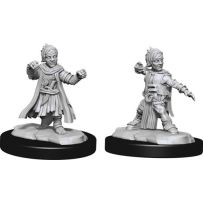 Pathfinder Deep Cuts Unpainted Miniatures: Halfing Monk Male