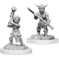 Dungeons And Dragons Nolzur's Marvelous Unpainted Minis: Halfling Barbarians