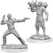 Dungeons And Dragons Nolzur's Marvelous Unpainted Minis: Human Artificer And Human Apprentice