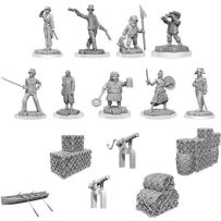 WizKids Deep Cuts Unpainted Miniatures: Ship's Crew Boxed Set