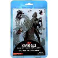 Dungeons And Dragons: Essentials 2D Miniatures: Icewind Dale: Rime Of The Frostmaiden - Young Adult White Dragon