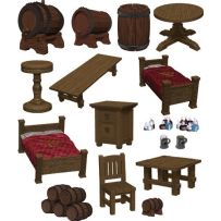 Dungeons And Dragons: Icons Of The Realms: The Yawning Portal Inn Beds And Bottles