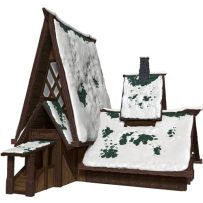 Dungeons And Dragons: Icewind Dale: Rime Of The Frostmaiden The Lodge Papercraft Set