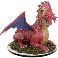 WZK96298 Dungeons And Dragons: 50th Anniversary Classic Red Dragon Boxed Miniature published by WizKids Games